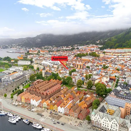 Lägenhetshotell Homerentals - Behind Bryggen & Historic Cobblestone Streets - 2 Floor Renovated From February 2025 3*