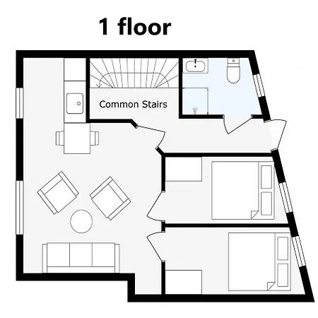 Homerentals - Behind Bryggen & Historic Cobblestone Streets - 2 Floor Renovated From February 2025 3* Bergen