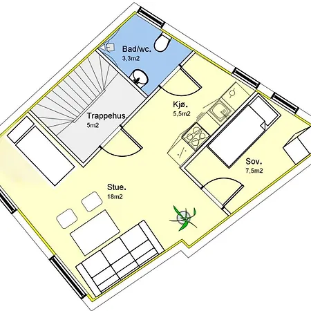 Appart hôtel Homerentals - Behind Bryggen & Historic Cobblestone Streets - 2 Floor Renovated From February 2025 *