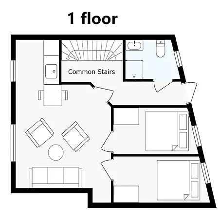 Homerentals - Behind Bryggen & Historic Cobblestone Streets - 2 Floor Renovated From February 2025