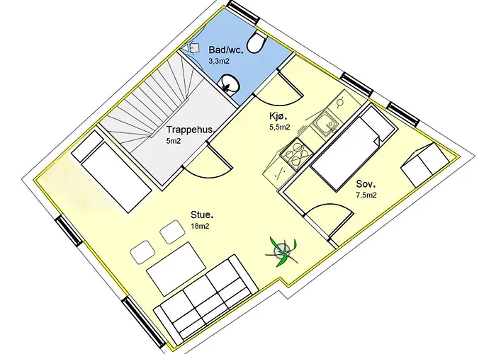 Ξενοδοχείο με διαμερίσματα Homerentals - Behind Bryggen & Historic Cobblestone Streets - 2 Floor Renovated From February 2025 3*